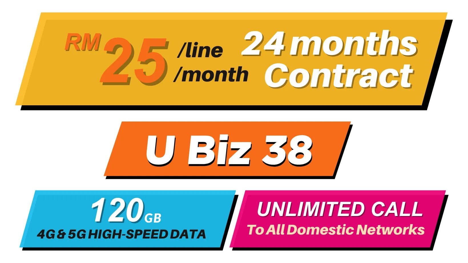 U Mobile Postpaid 38 with contract plan